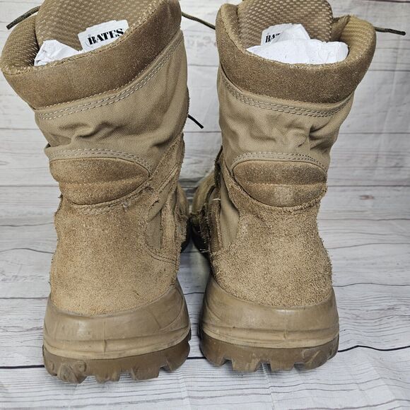 Bates Combat Boots Men\'s Size 15 M Brown Coyote Suede Vented E11031 main image 9